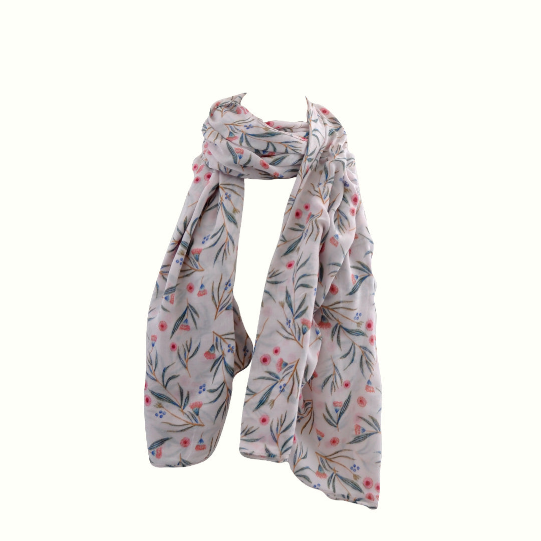 Printed Scarf - Whimsy Leaves